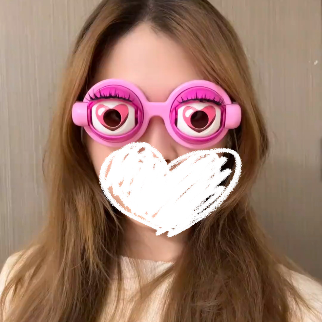 会眨眼个性新款抖音同款长睫毛眼镜拍照道具整蛊搞怪恶搞玩具