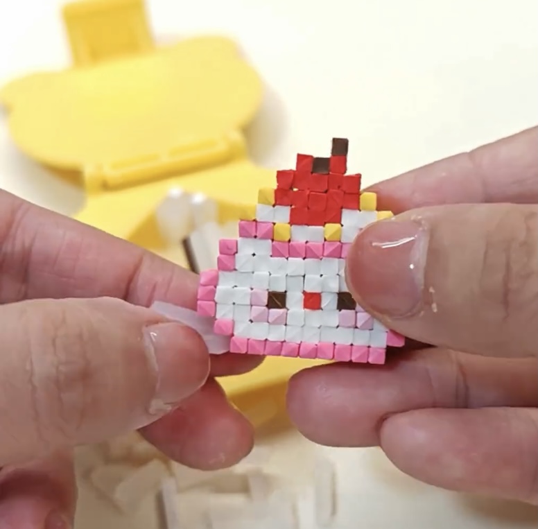 儿童橡皮diy材料包手工自制拼图粘贴马赛克橡皮擦益智玩具