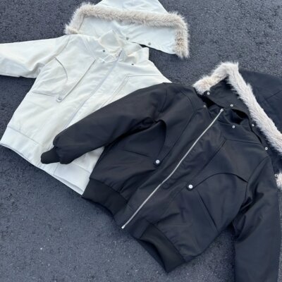 纪璇JeX双面雕可拆卸夹克定制