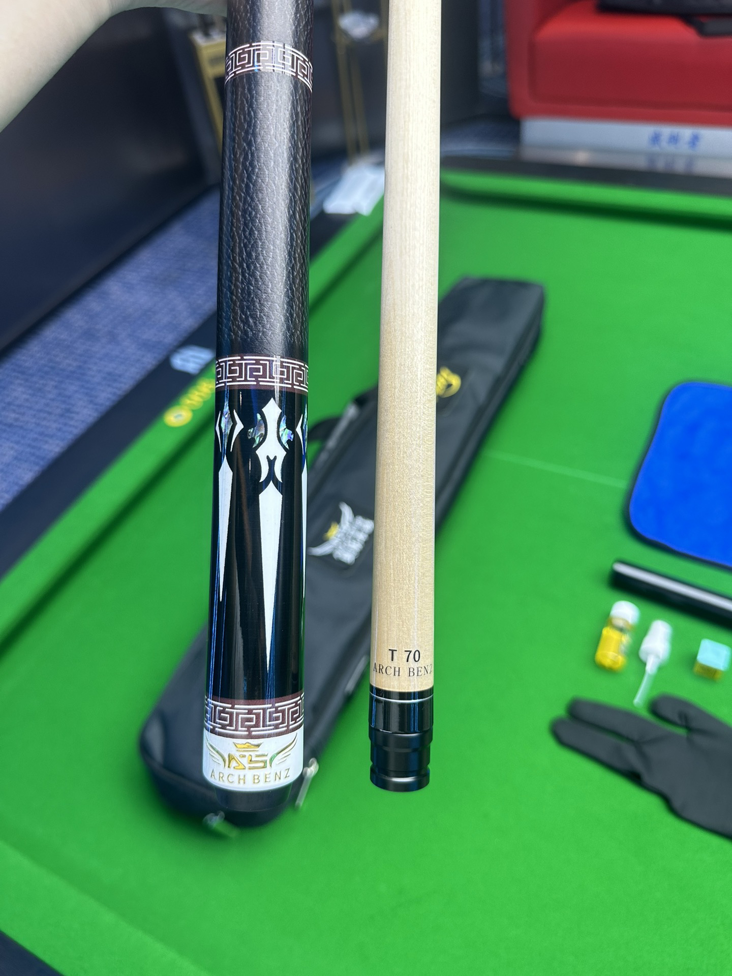 征途4仿皮 前支t70优质枫木 1:1复原 前支后把都有螺母套保护