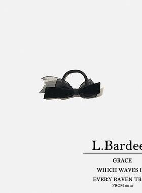 日本蝴蝶结L.Bardeen天鹅绒发夹