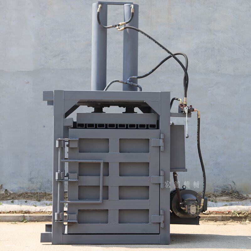 hb-dbj-45 塑料瓶编织袋打包机 60吨立式液压打包机