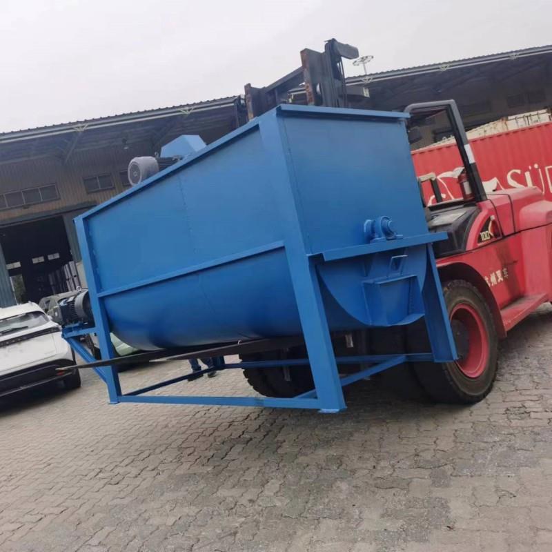 混合机饲料干粉多功能卧式搅拌机不锈钢大型粉末腻子粉塑料混料机