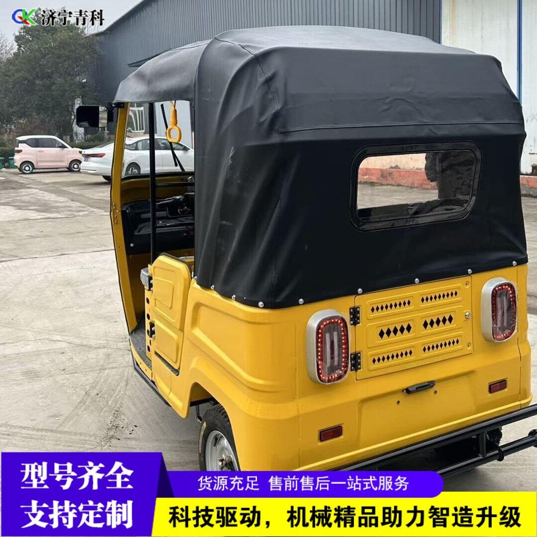 三载轮电动座步Tuktuk三排多人379拉突突车观光人客燃油三轮车