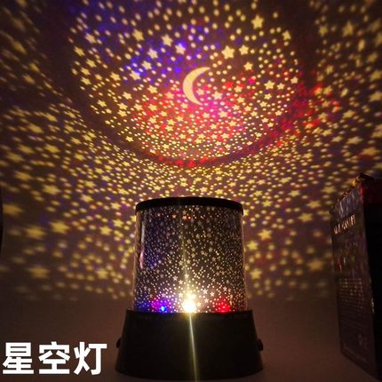 星空灯 投影灯仪七彩创意圣诞发光新奇特发光小夜灯圣诞小礼品led