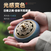 纯铜香炉家用室内檀香沉香盘香熏香炉创意茶道摆件香插香薰炉