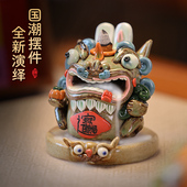 景德镇陶瓷手工香炉家用室内线香炉创意倒流香炉香插国潮摆件底座