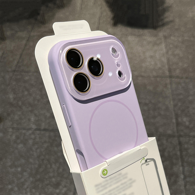 熏衣紫官网同色Beats细圈强磁吸真液态硅胶不会发黄适用苹果17Promax手机壳水晶全包镜头膜16/15软糯14/13+女