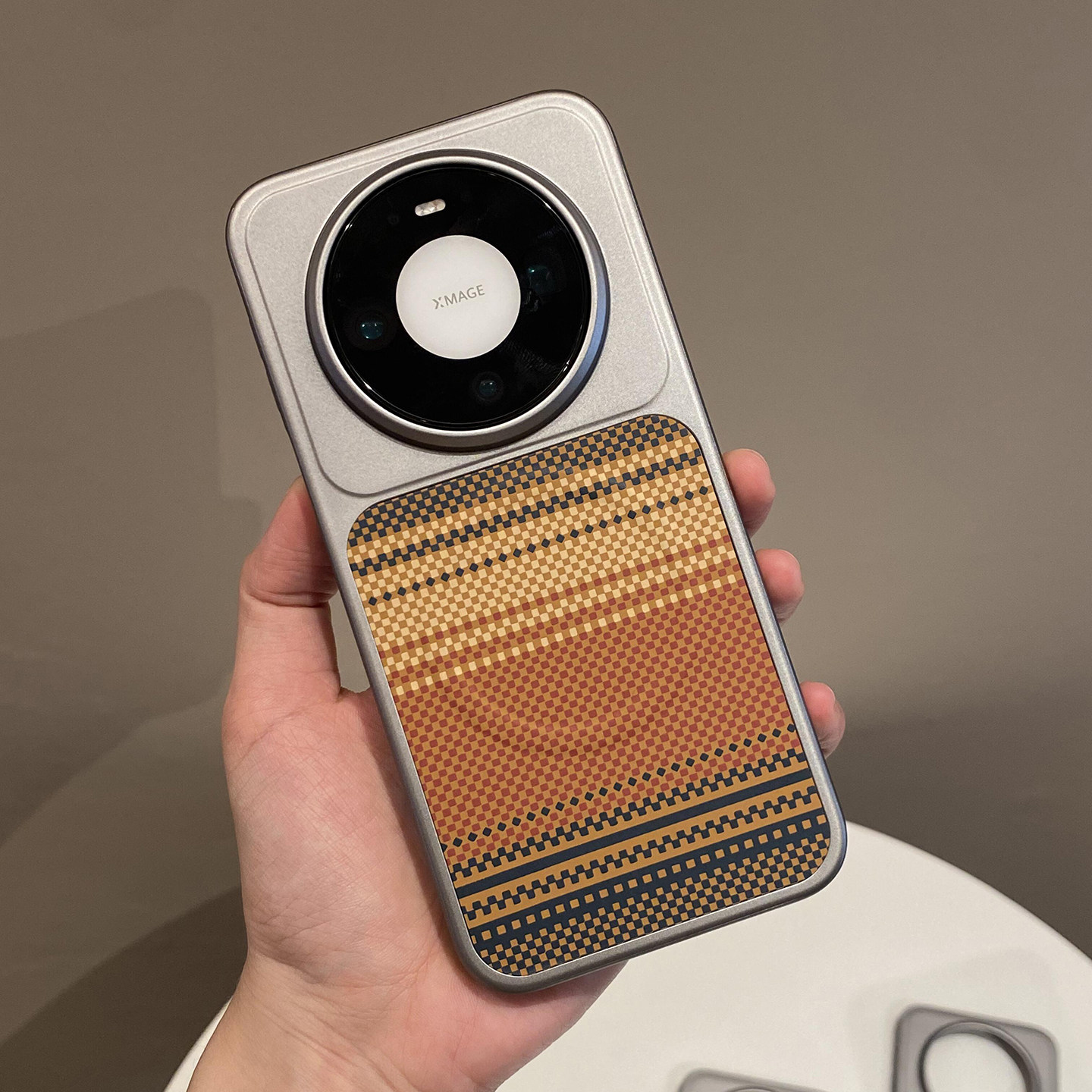 凯夫拉纹秒变17磁吸适用华为mate80promax手机壳70air/60pro荣耀500钛金属漆magic8新findx8/9硬x200/300小米