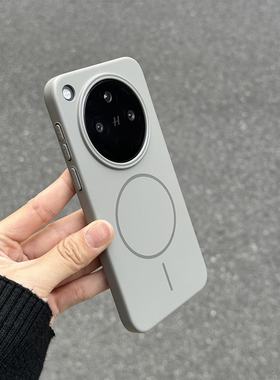 Beats同款水泥钛灰色磁吸适用vivoX200s手机壳OPPOFindx8s+磨砂x7Ultra魅族21薄reno13硬iQOO一加ace5潮x100s