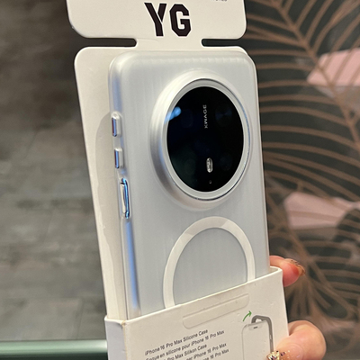 瓦楞光栅冰雾磨砂黑磁吸适用华为mate8pro/手机壳pura70/60文艺50薄Magic8/76pro荣耀400亚克力nova143好看12