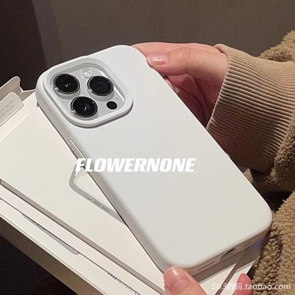 软糯不会发黄耐脏真液态硅胶适用15ultra女K70小米13手机壳14纯白12pro拍照好看10s红米K60e/K80至尊版Note14