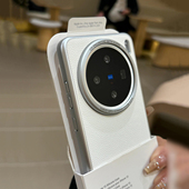 高档奢华荔枝皮纹真皮质感适用OPPOFindx8s 手机壳X8Ultra新reno13商务vivoX200s亚克力硬x200Ultra白X100pro