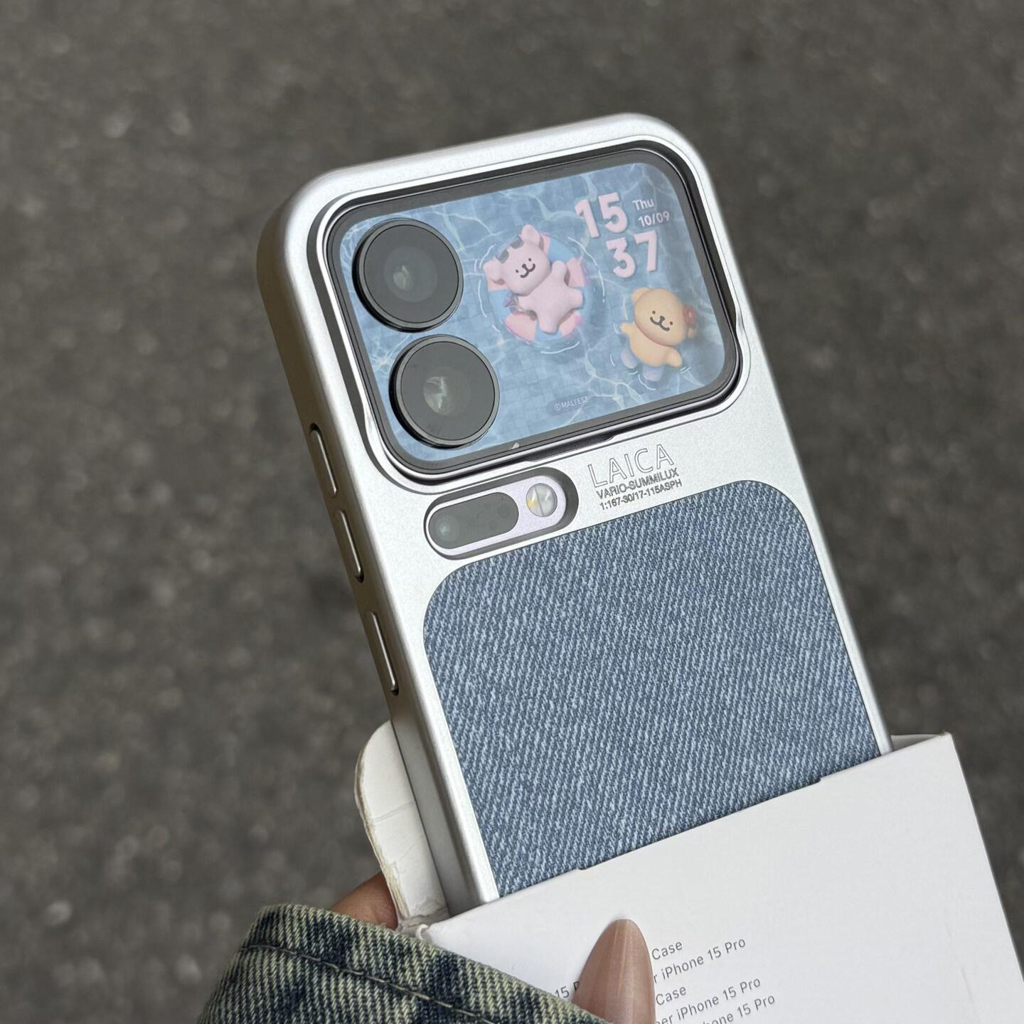 毛麻亚麻浅蓝牛仔布纹金属漆磁吸充电适用小米17promax手机壳17pro绒面防滑秒变十七全包防摔文艺清新轻奢风+