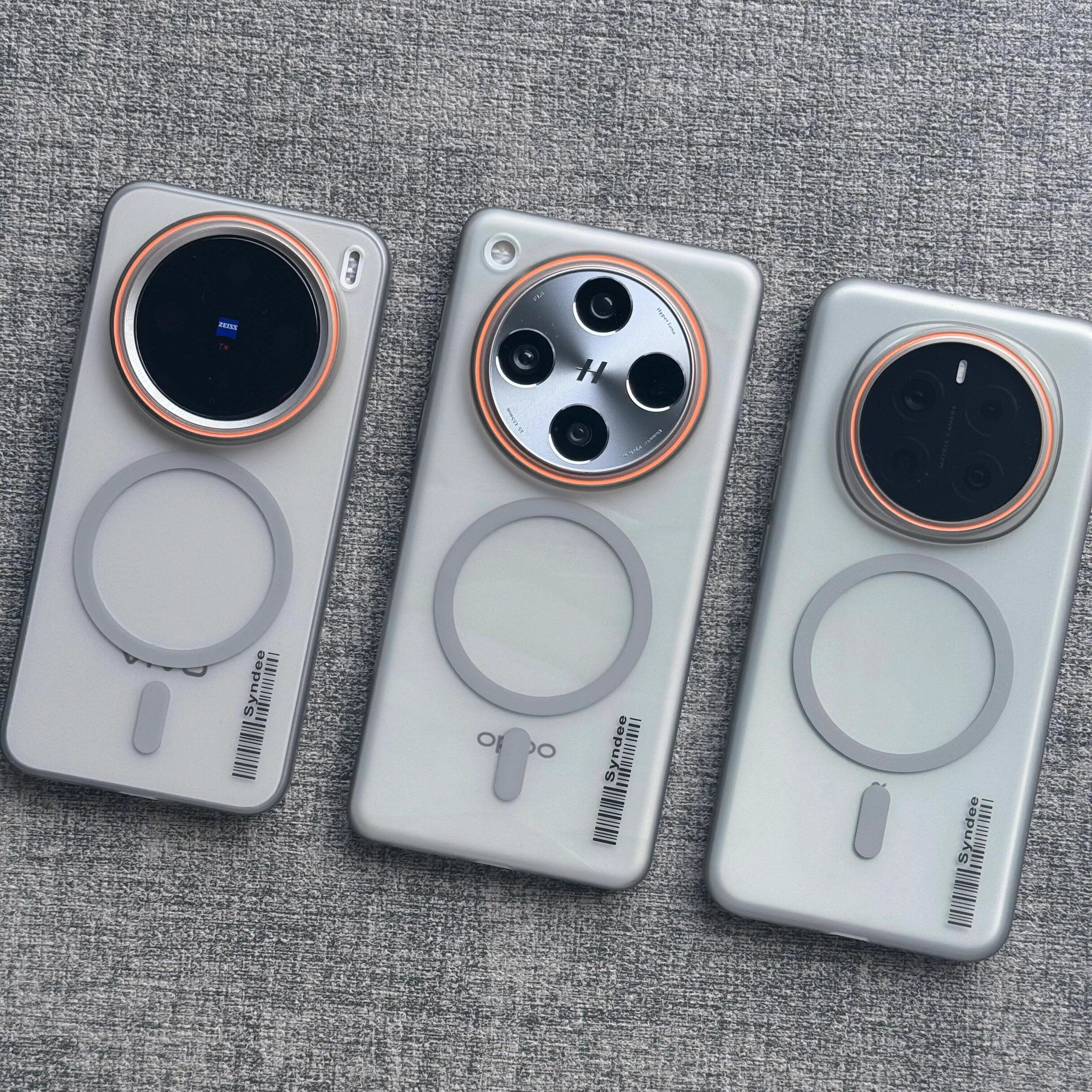 高颜值钛灰色柔纱高级感轻奢适用荣耀Magic7pro华为mate70/60磁吸K80磨砂肤感小米15手机壳14/13网红ins风薄+