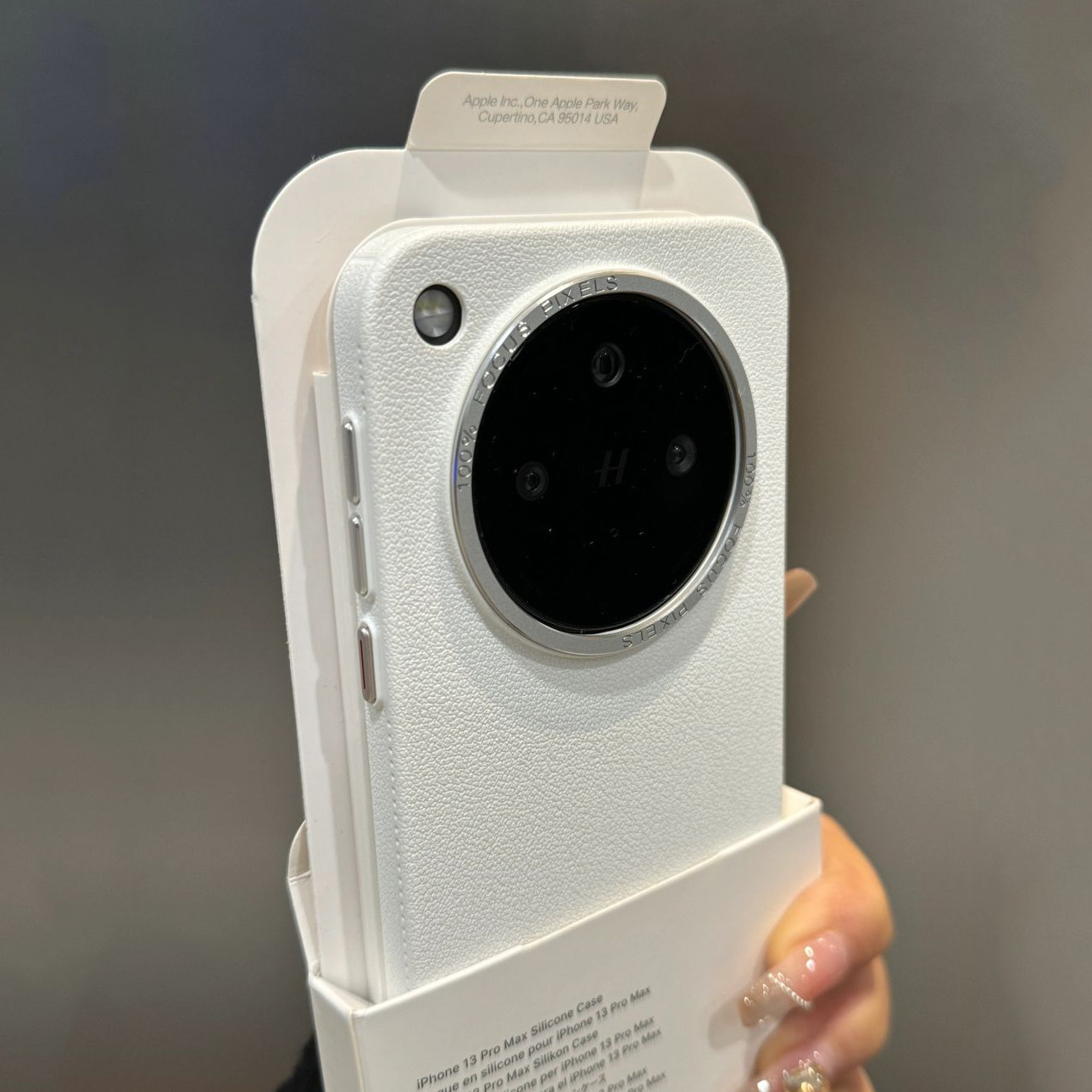 高级感奢华白月光荔枝皮纹