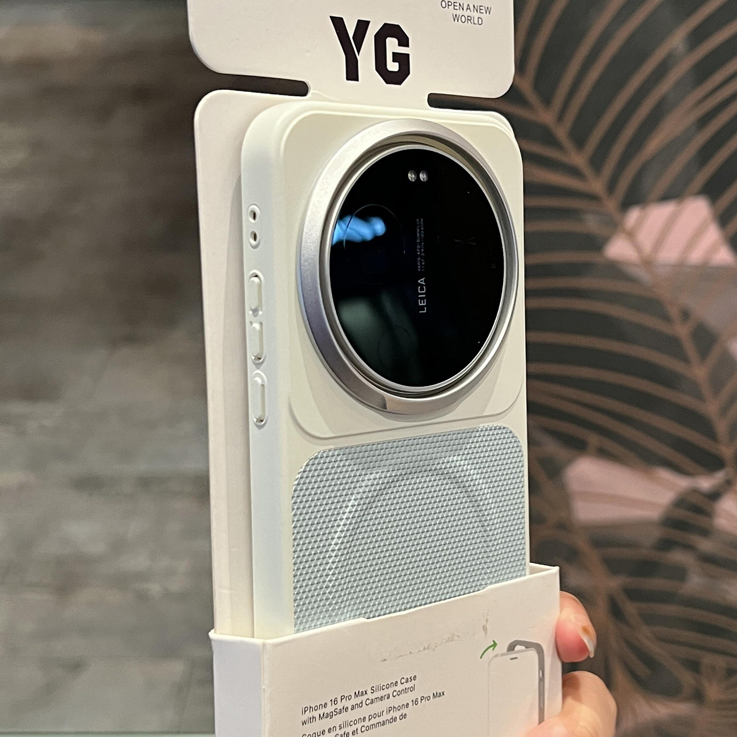 文艺小清新气质温柔白色百搭小米17Ultra手机壳磁吸适用vivoX300s华为mate80pro/Findx9pro新Ultra荣耀magic8