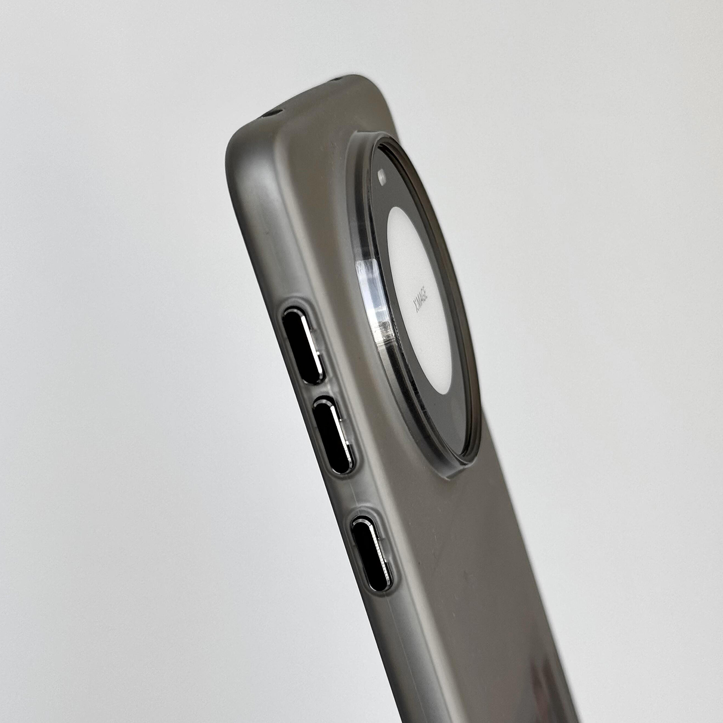 抗黄拜耳TPU极薄磨砂钛灰色软壳