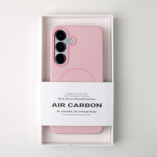 唯美浪漫樱花粉适用三星s25手机壳S24Ultra同款 Beats细圈磁吸充电s23FE极简s21FE亚克力PC硬Note20Ultra薄s22