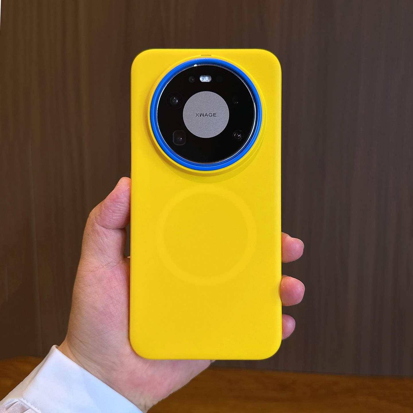 蓝调系列高级感高饱和度撞色适用华为mate80pro小米17promax手机壳新70/60荣耀magic87磨砂15/14红米K90ultrA