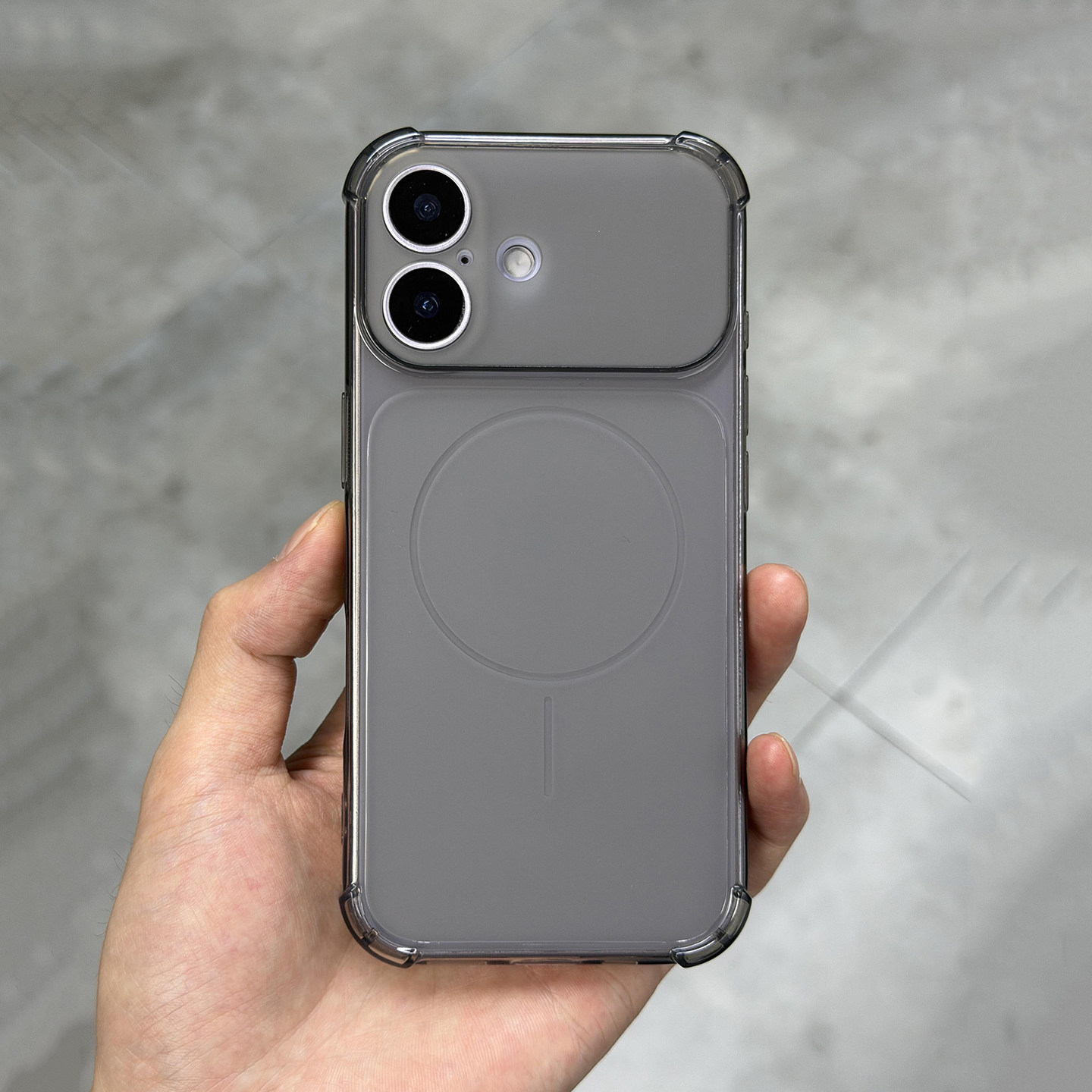 四角防摔秒变tpu大视窗苹果Air适用iPhone17promax新16/15plus磨砂钛灰透明硅胶14/13全包12冰雾高级感个性女