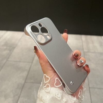 新款哑光金属漆磨砂半包无边框