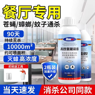 蟑螂药餐厅专用饭店商用大面积灭蟑螂神器非全窝无毒端家用杀虫剂