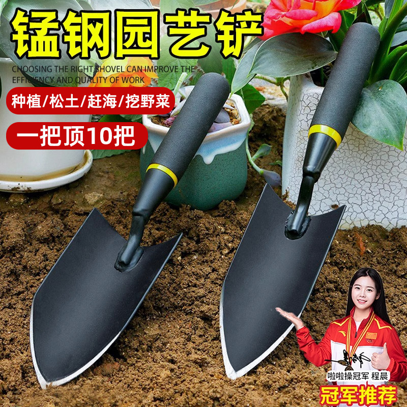 挖野菜神器园艺小铲子种花工具迷你菜园家用种蔬菜养花户外赶海