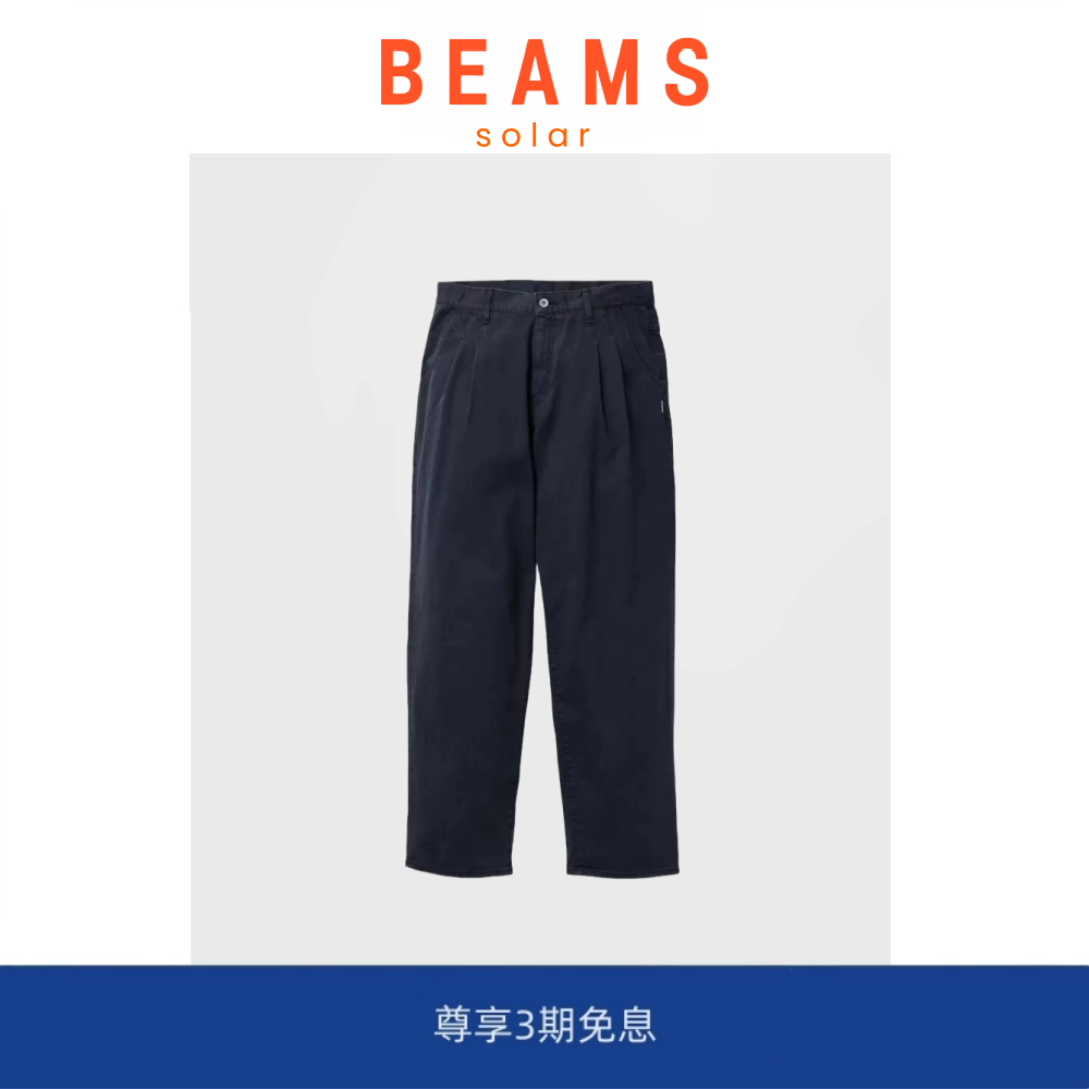 【SOLAR BEAMS】NBHD水洗做旧宽松磨毛休闲裤长裤宽松日系工装潮