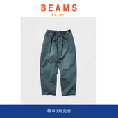 现货 SOLAR BEAMS秋重磅纯棉休闲裤 子男复古宽松锥形工装 长裤