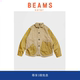 长袖 BEAMS平田和宏休闲亚麻拼色翻领宽松夹克衬衫 现货 SOLAR