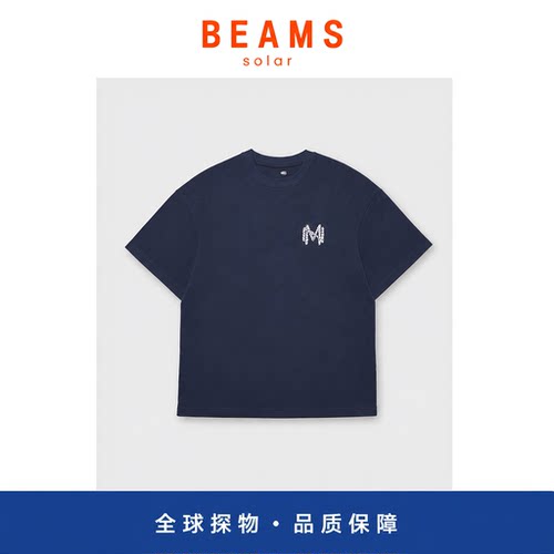 【SOLAR BEAMS】MAD EMBROIDERY TEE 刺绣LOGO短袖T恤 余文乐