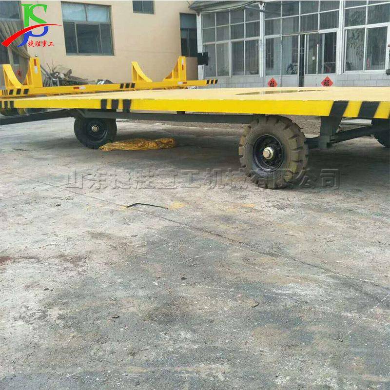 重型牵引式平板拖车 货物托盘运输工具车 工厂货物无动力运输车