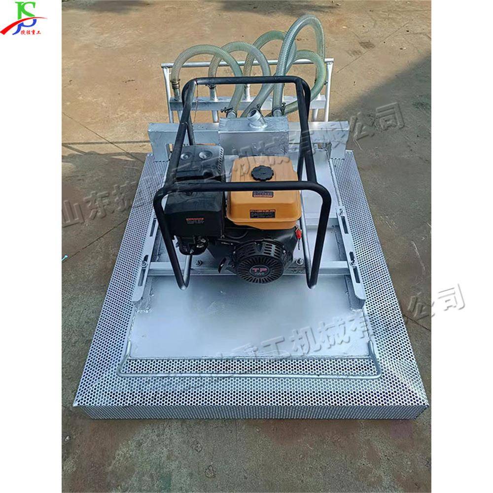 农用汽油莲藕收获机 小型浮筒式挖藕机 自走式高压喷水挖藕机