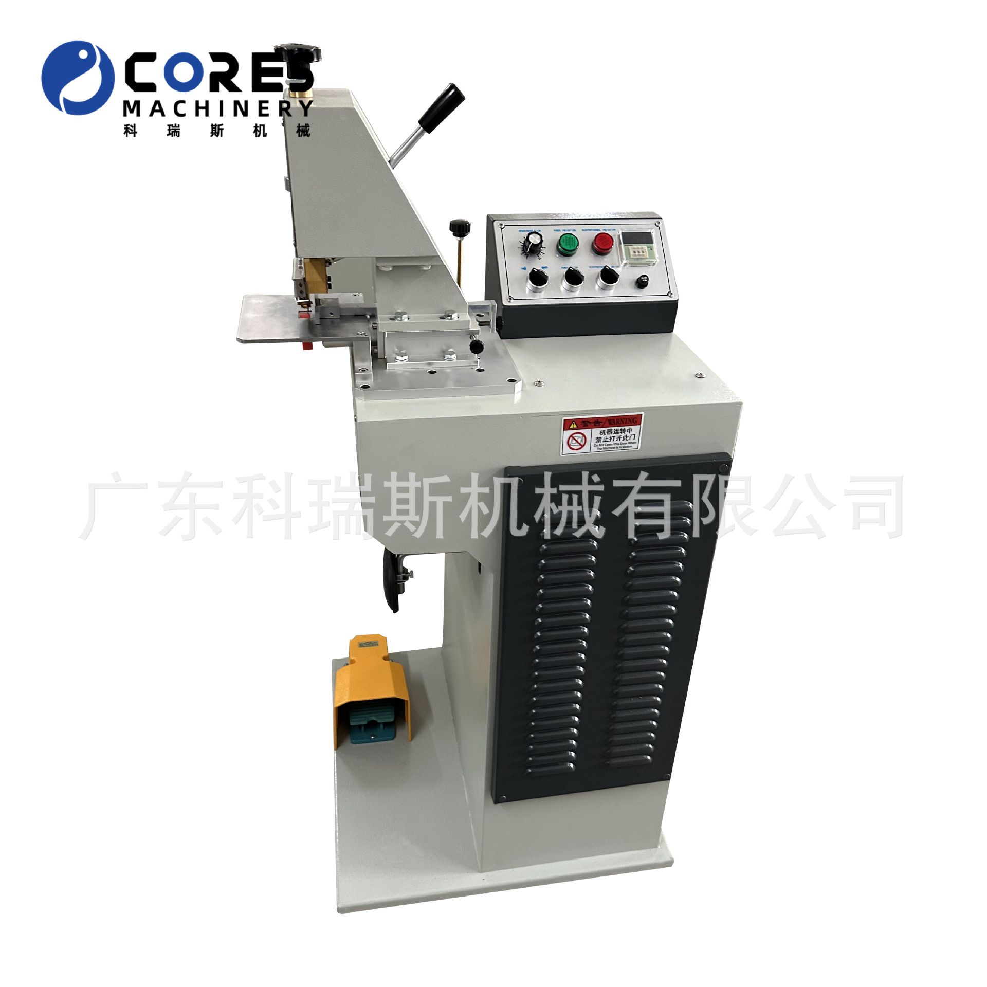 厂家直供 皮具肩带 手袋手提带 皮革PU配件带压线机 压痕机
