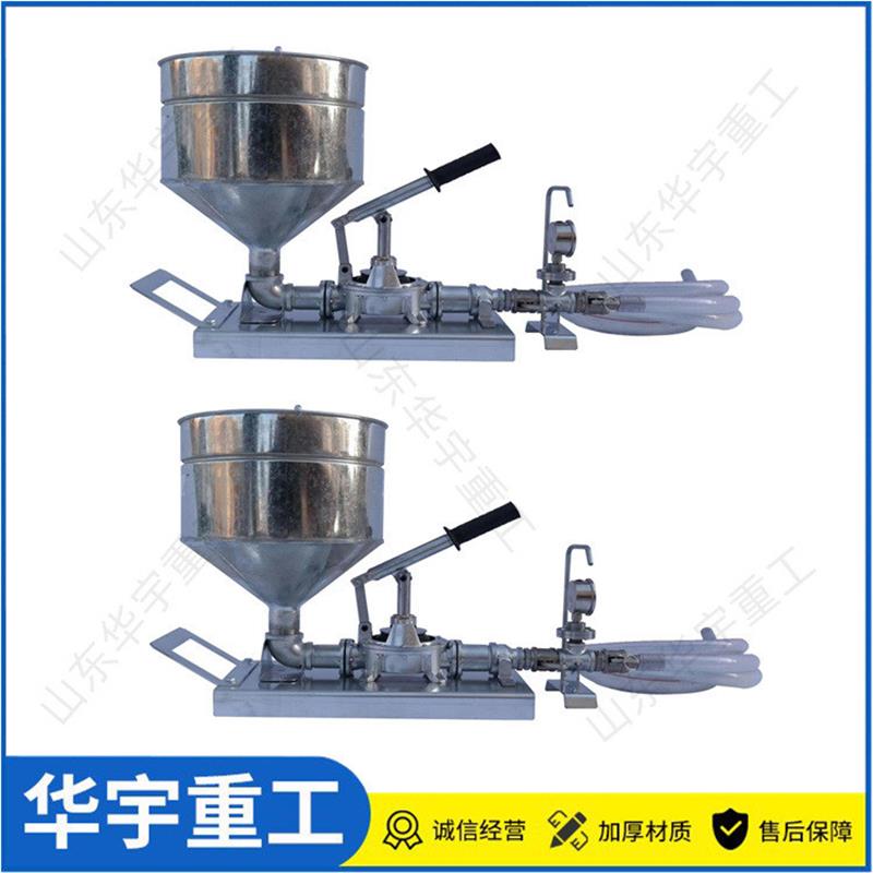 ZFGP-3手动注浆机 建筑水泥砂浆手压注浆泵 挤压堵漏注浆机