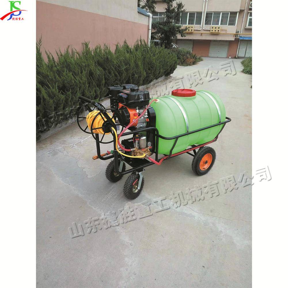手推式四轮灵便打药机 农药生物药剂喷洒设备 城市园林绿化喷雾机