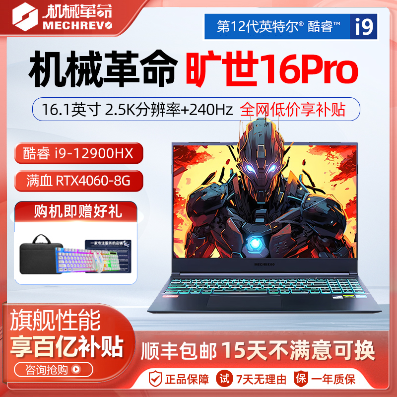 双十二现货极光XRTX4060机械革命