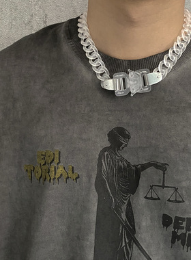 亚克力男士潮流项链嘻哈