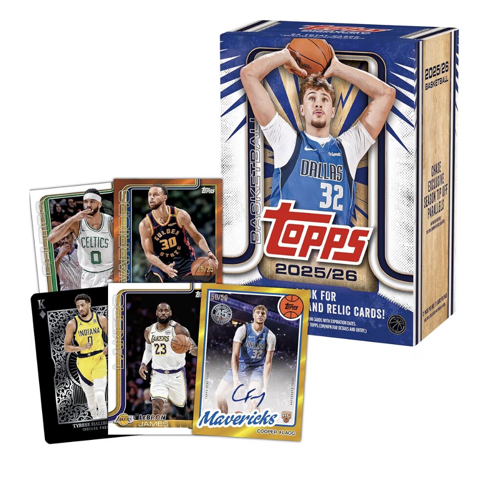 25-26 Topps 篮球 NBA 球星卡 Flagship 手雷 盲盒 弗拉格 詹姆斯