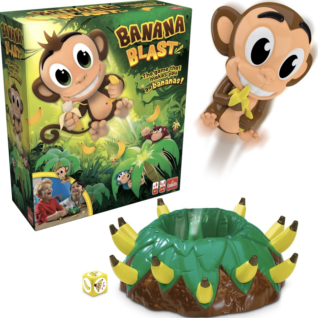 美国Goliath Banana Blast猴子吃香蕉家庭亲子互动儿童桌面游戏