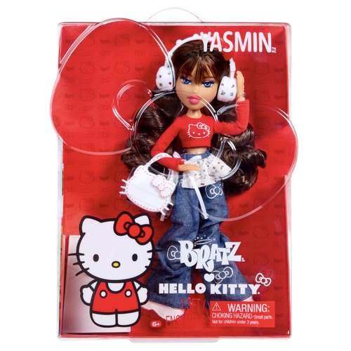 美国正品Bratz x Hello Kitty贝兹娃娃时尚凯蒂猫娃娃换装玩具女