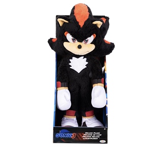 美国Jakks Sonic 3 Movie刺猬索尼克3夏特毛绒公仔暗影玩具男玩偶