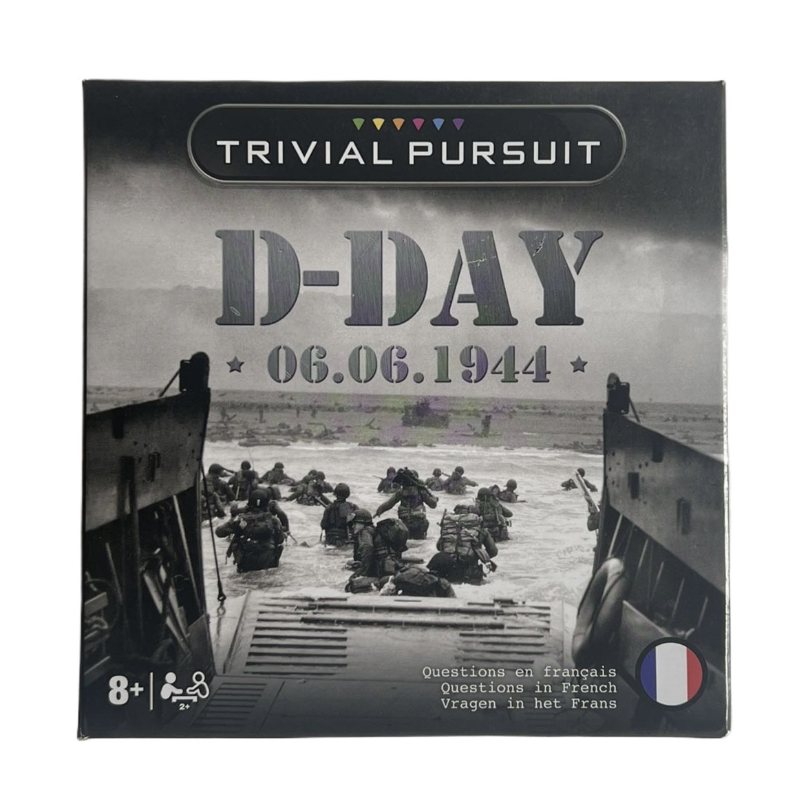 美国Trivial Pursuit诺曼底登陆知识问答学习英语同学多人桌游