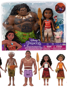 美泰Moana 2海洋奇缘2莫阿娜公主时尚娃娃玩偶女孩场景过家家礼物