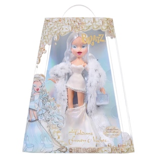 美国Bratz 2025 Holidayz Frosty Nightz Cloe贝兹娃娃白色公主女