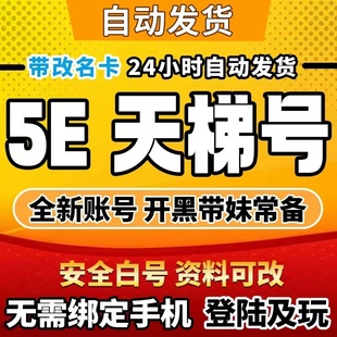 5ecsgo号5e天梯帐号5ecsgo2小号5e排位号全新账号csgo账号