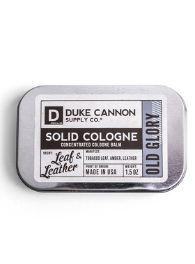 Duke Cannon美国昔日辉煌烟叶皮革琥珀男士便携固体古龙香水香膏