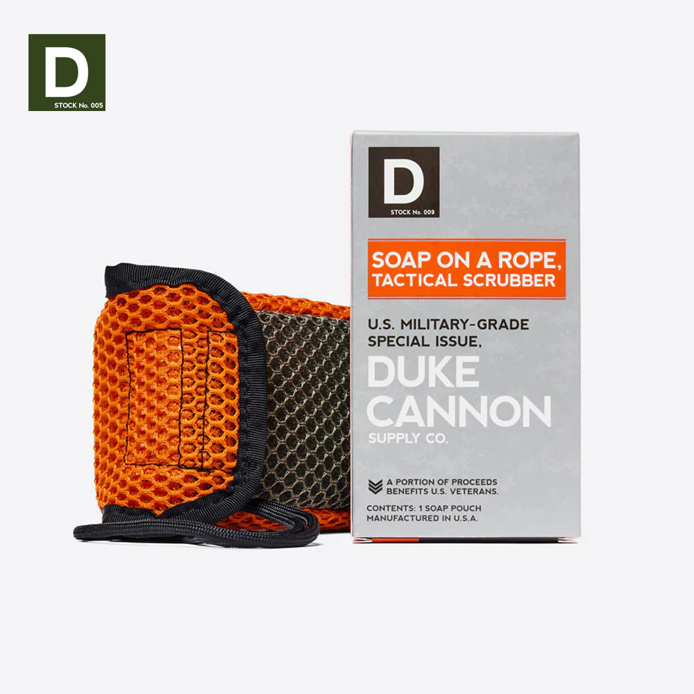 Duke Cannon美国 午夜游泳男士香皂战术洁面沐浴起泡网袋套装