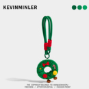 KEVINMINLER原创圣诞甜甜圈钥匙扣毛绒包包挂件车挂饰圣诞节礼物